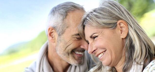 Female and male with increased potency after 60 years